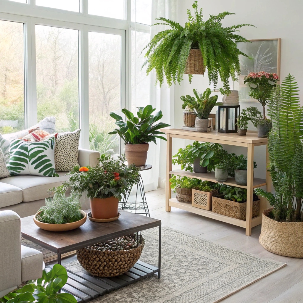 Beginner-friendly plant collection display